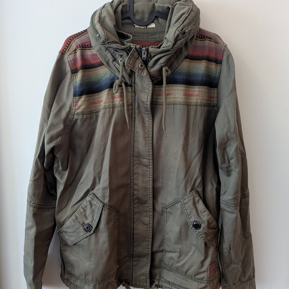 Roxy Utility jacket - Olive Green Sz XL